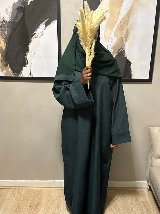 emarald linen abaya